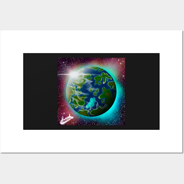 The Exoplanet Wall Art by SarahsDigiArt